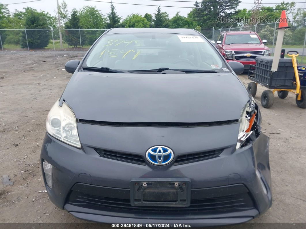 2012 Toyota Prius Four Gray vin: JTDKN3DU2C5429835