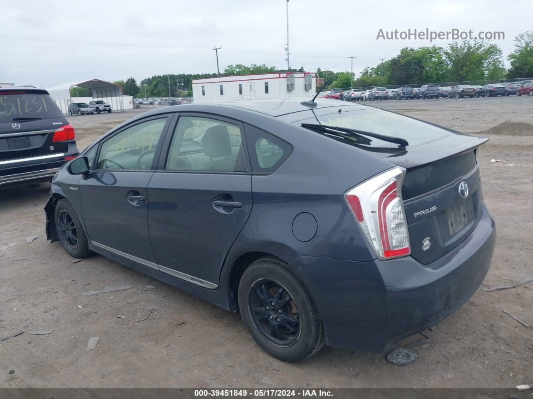 2012 Toyota Prius Four Gray vin: JTDKN3DU2C5429835