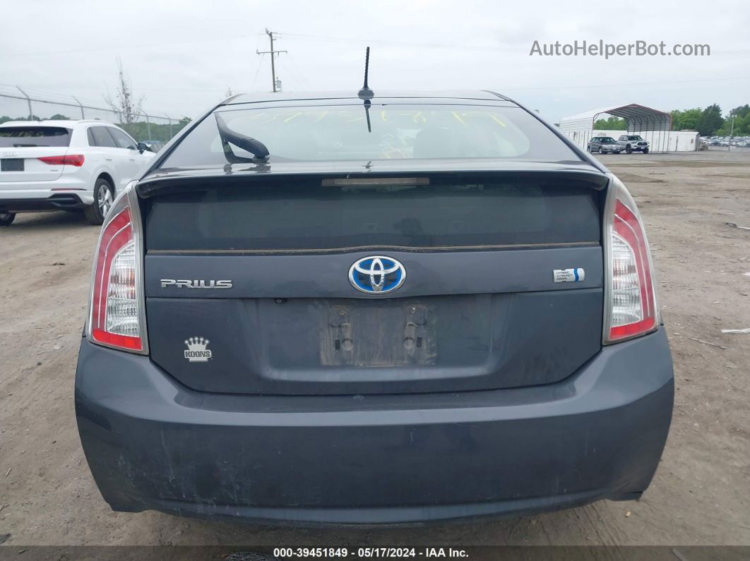 2012 Toyota Prius Four Gray vin: JTDKN3DU2C5429835