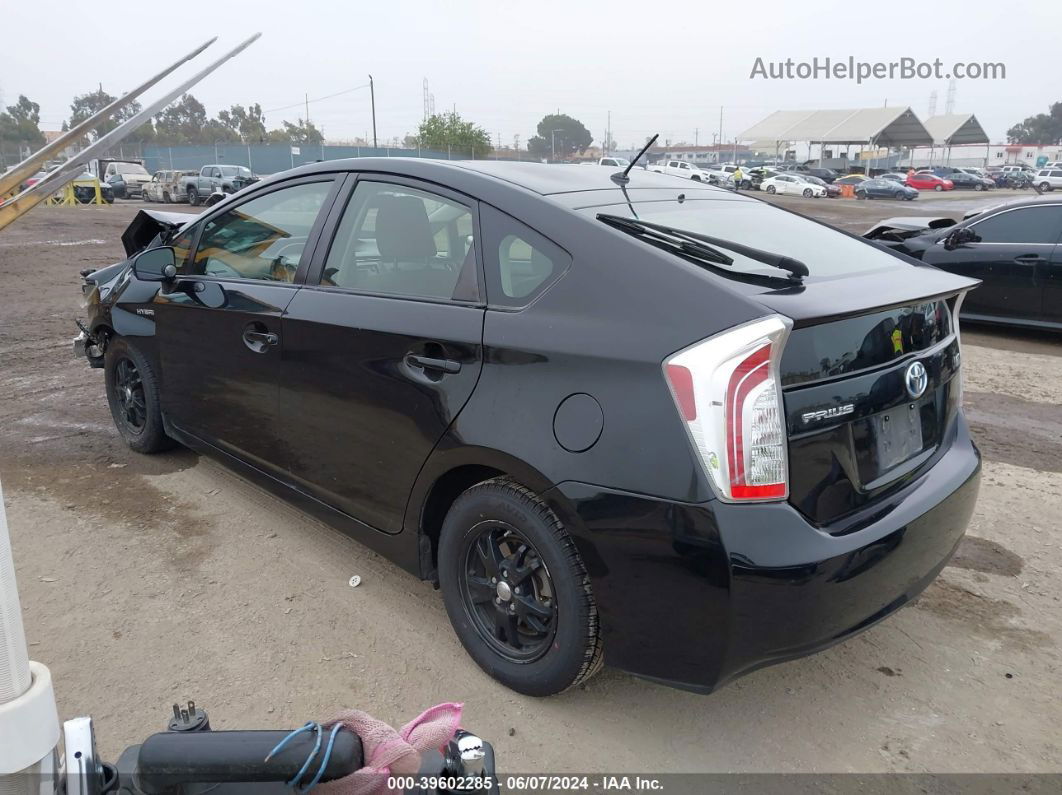 2012 Toyota Prius   Black vin: JTDKN3DU2C5434646