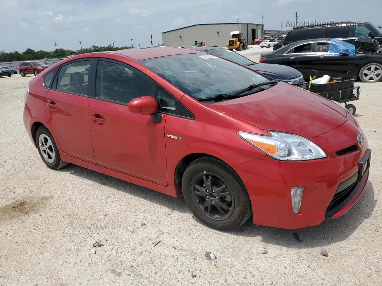 2012 Toyota Prius  Красный vin: JTDKN3DU2C5440155