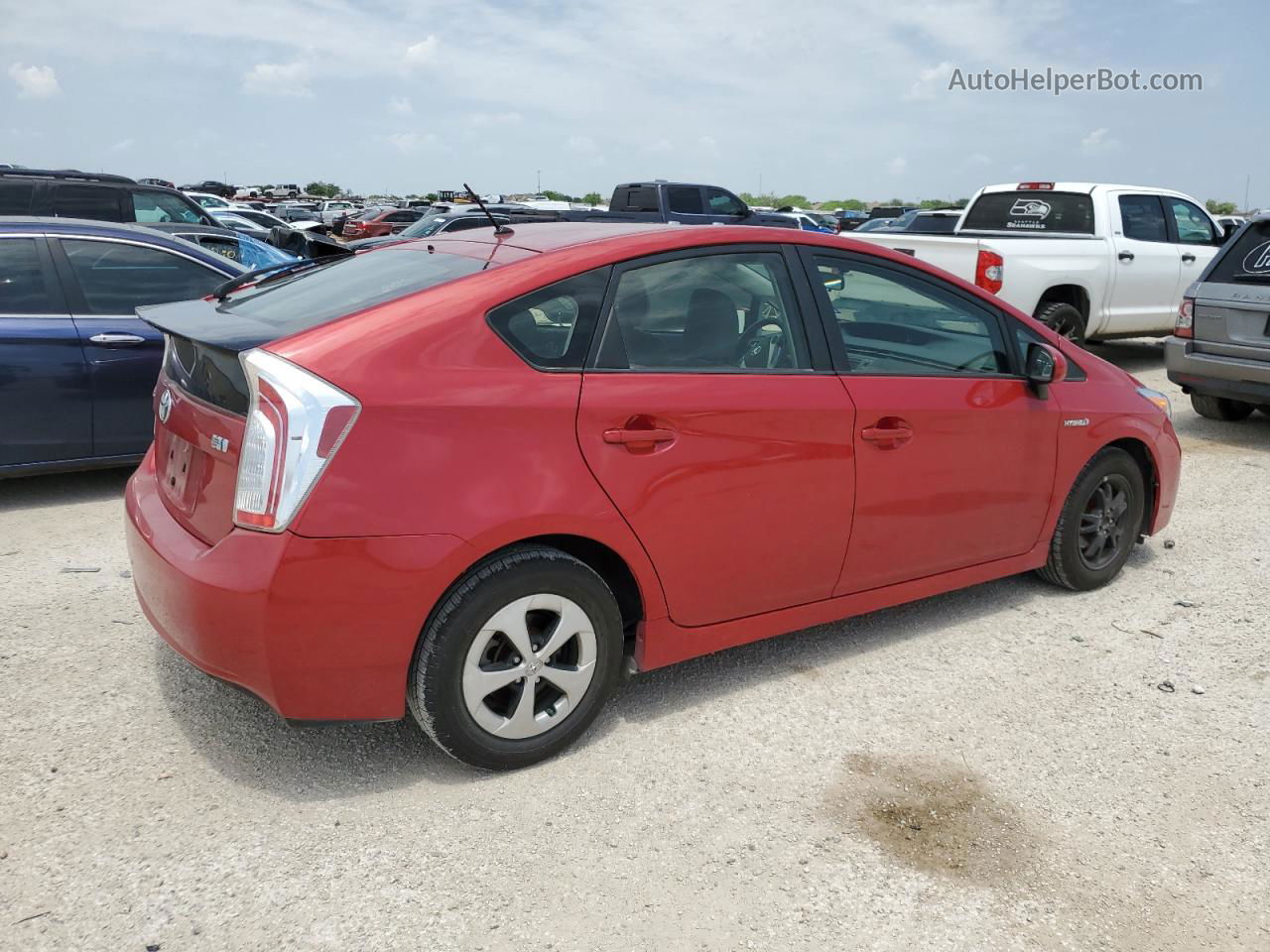 2012 Toyota Prius  Red vin: JTDKN3DU2C5440155