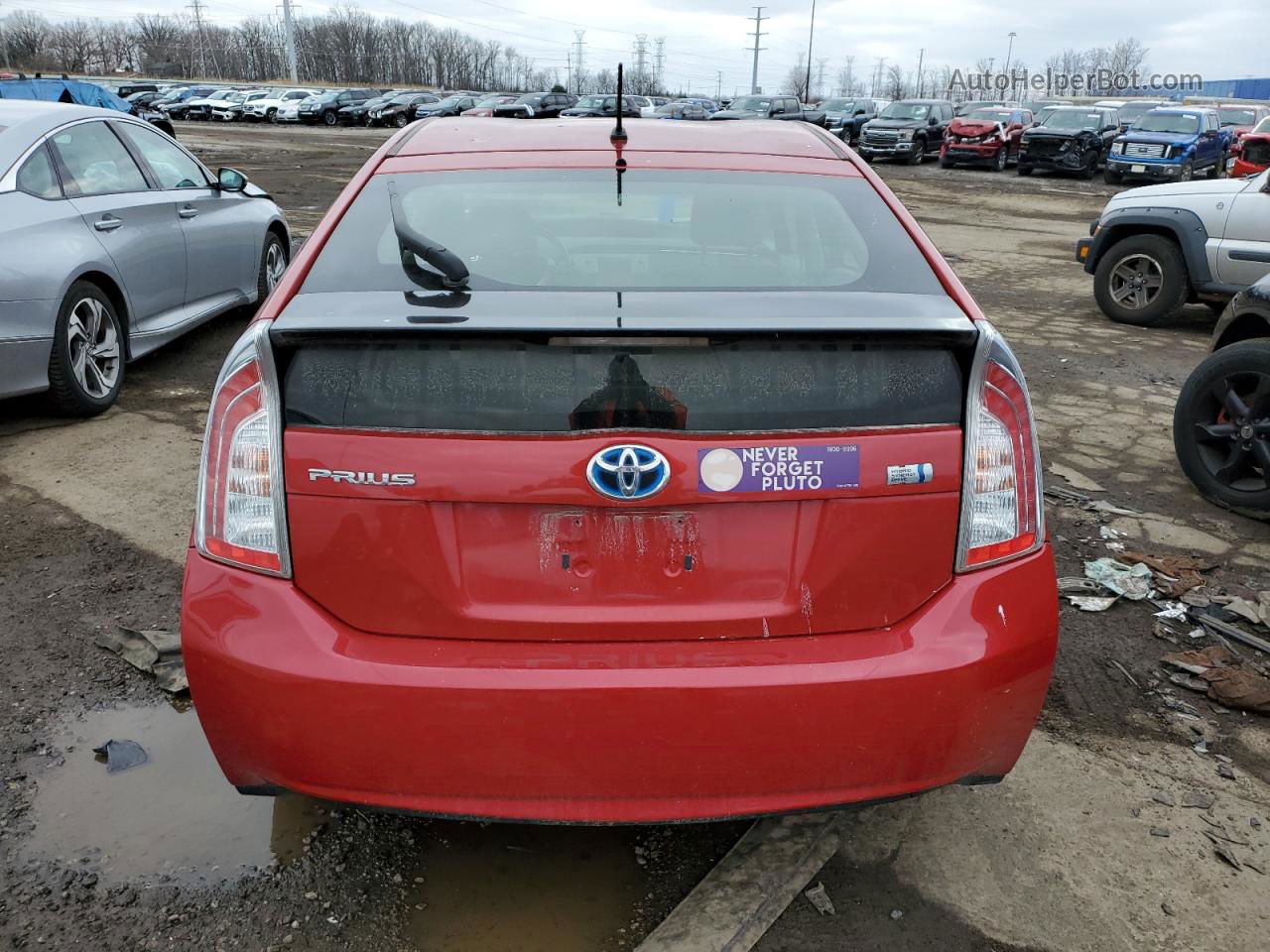 2012 Toyota Prius  Red vin: JTDKN3DU2C5453214