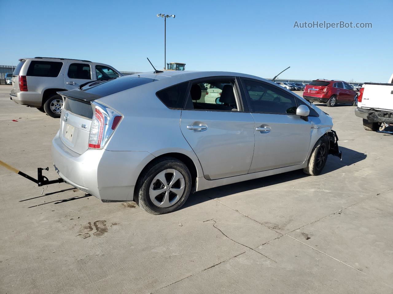 2012 Toyota Prius  Silver vin: JTDKN3DU2C5455934