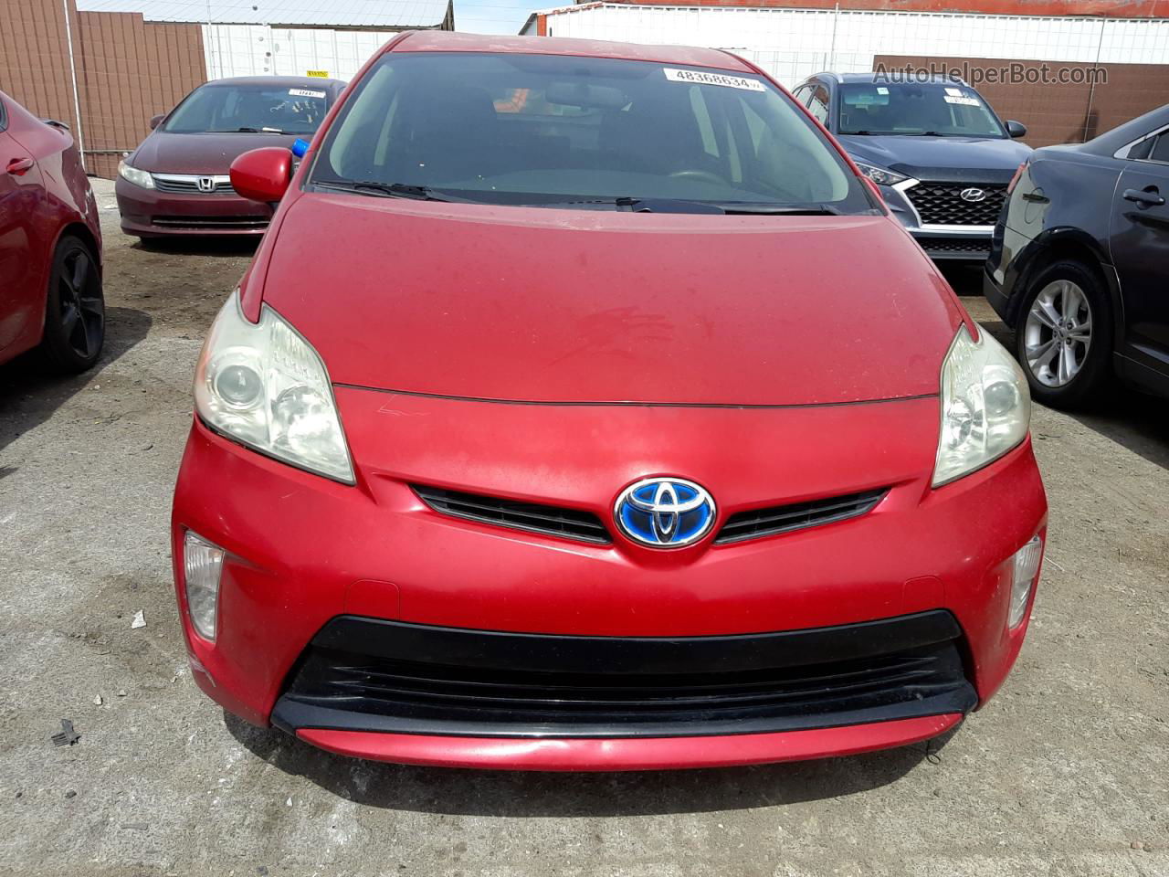 2012 Toyota Prius  Red vin: JTDKN3DU2C5496824