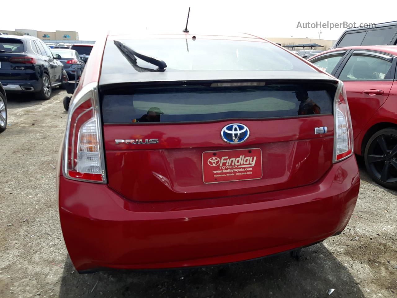 2012 Toyota Prius  Красный vin: JTDKN3DU2C5496824