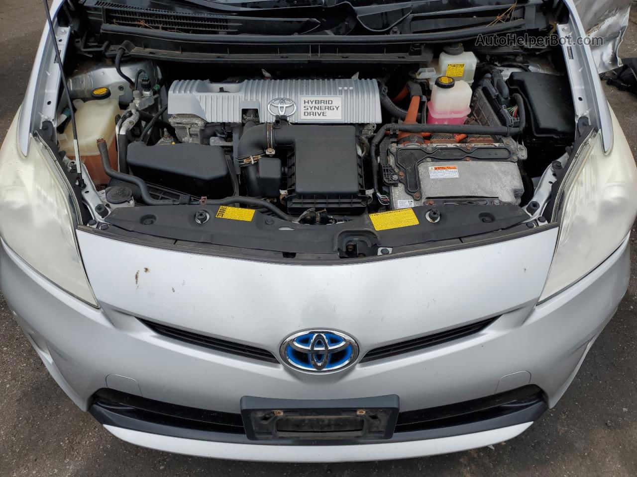 2012 Toyota Prius  Серебряный vin: JTDKN3DU2C5517140