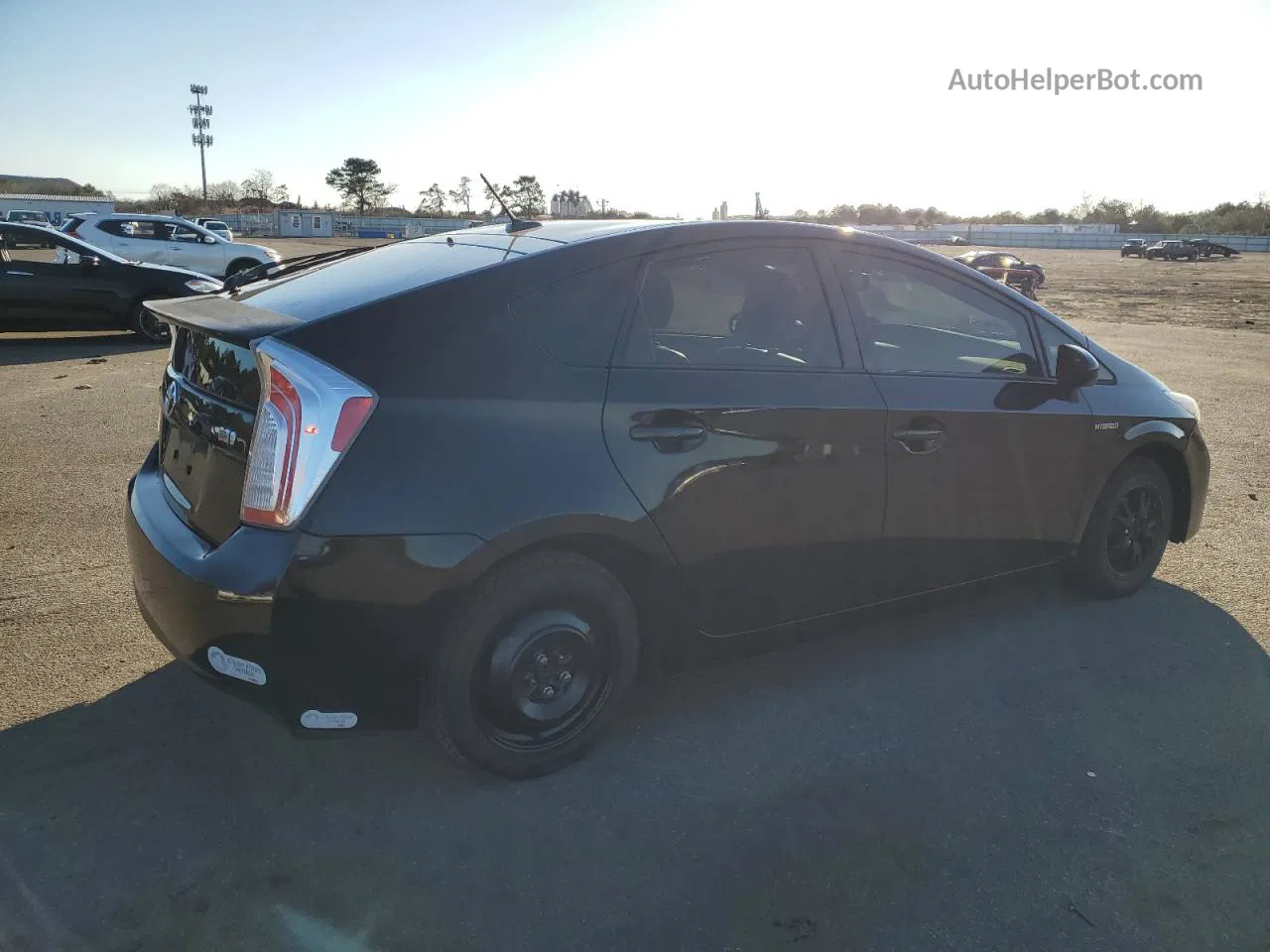 2012 Toyota Prius  Black vin: JTDKN3DU2C5518627