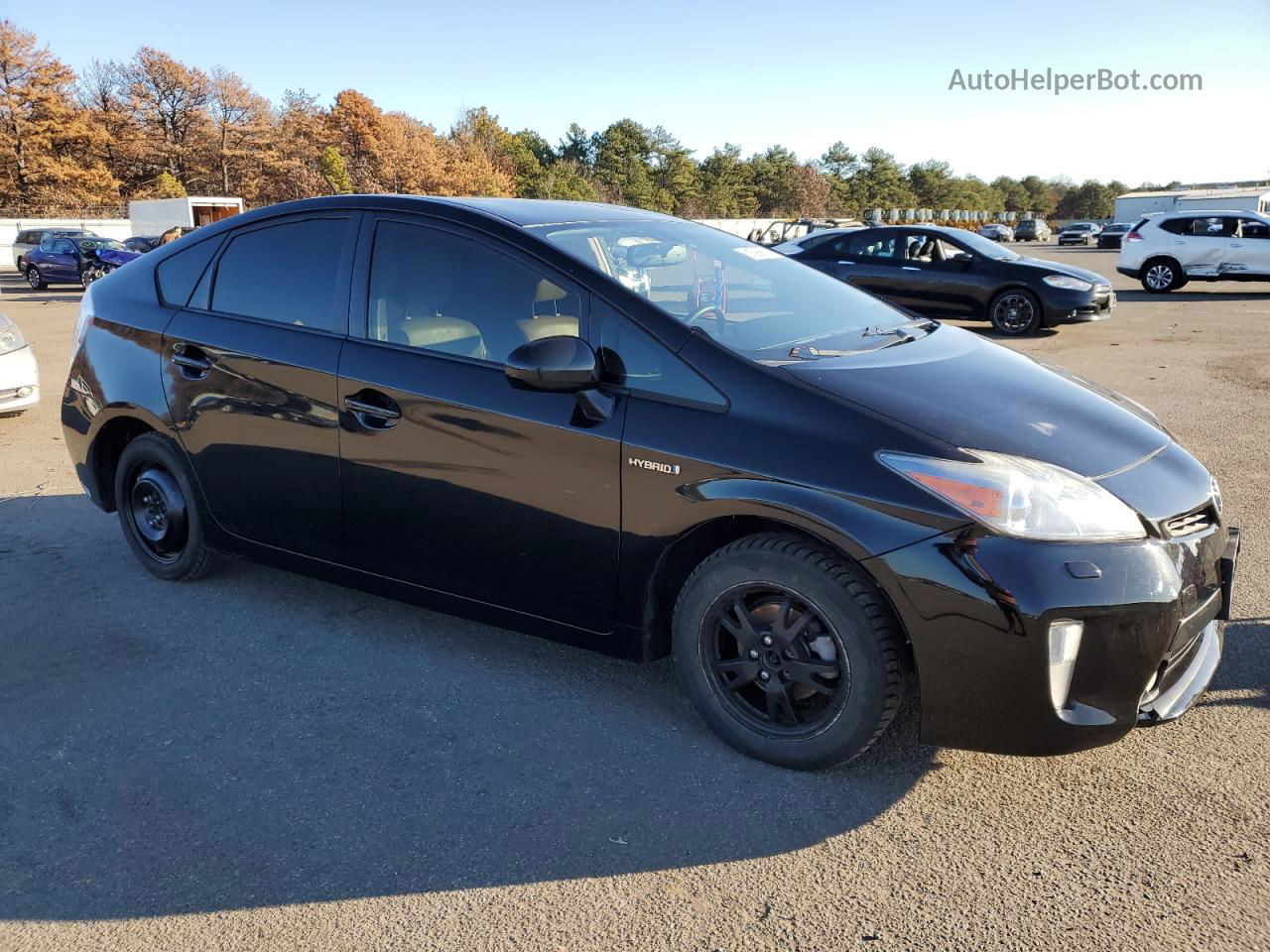 2012 Toyota Prius  Черный vin: JTDKN3DU2C5518627