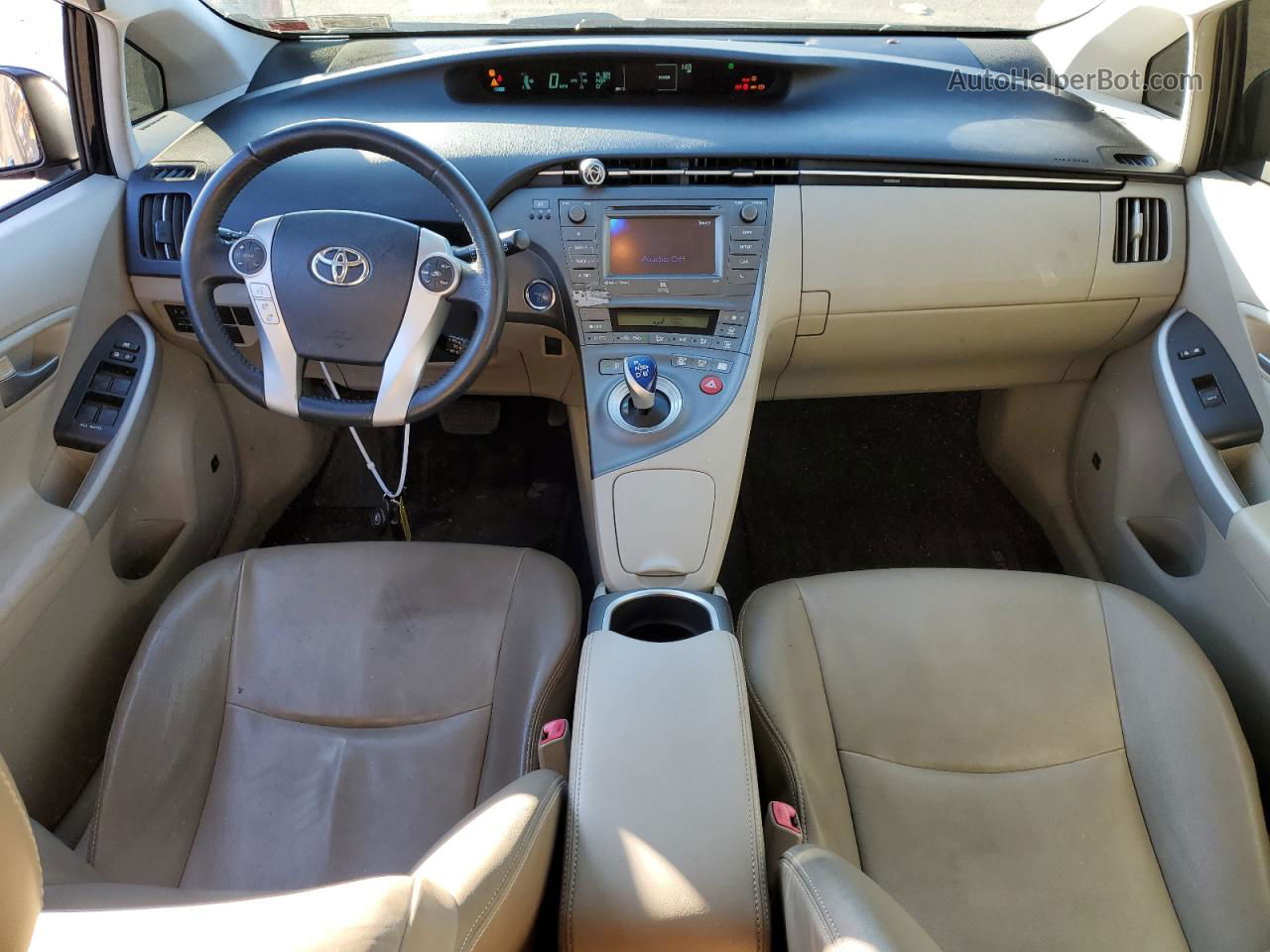 2012 Toyota Prius  Черный vin: JTDKN3DU2C5518627