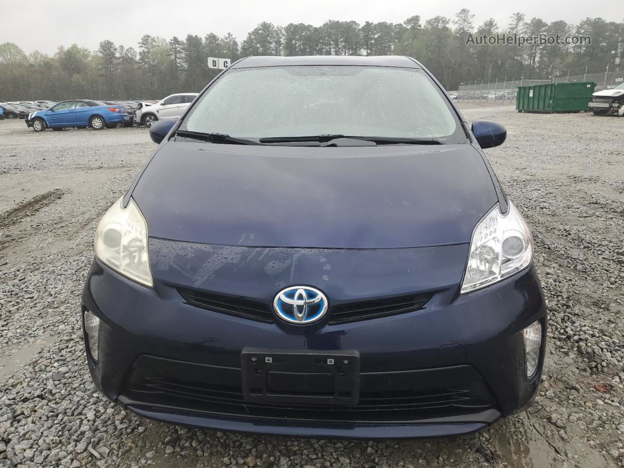 2013 Toyota Prius  Синий vin: JTDKN3DU2D0342970