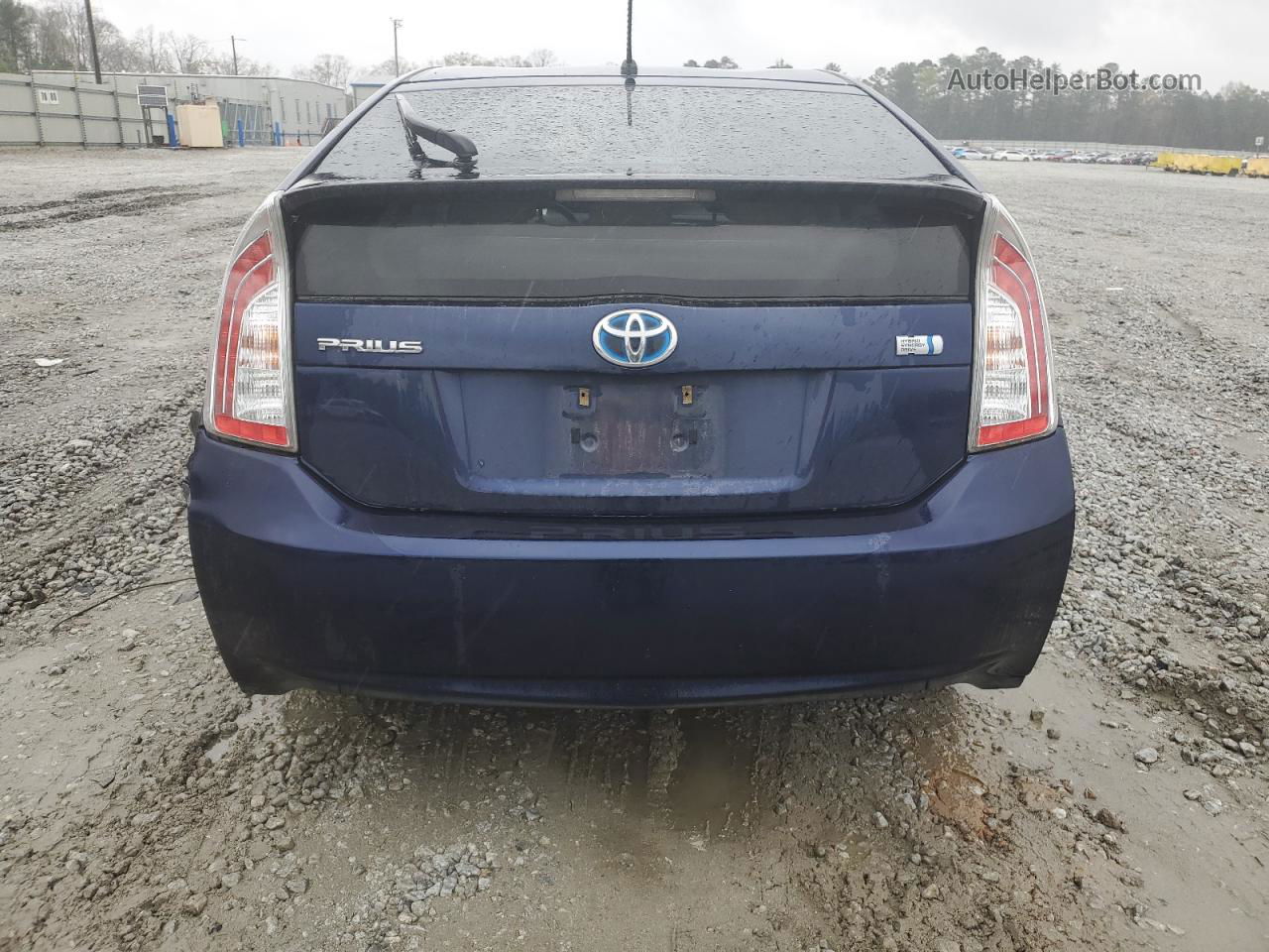 2013 Toyota Prius  Blue vin: JTDKN3DU2D0342970