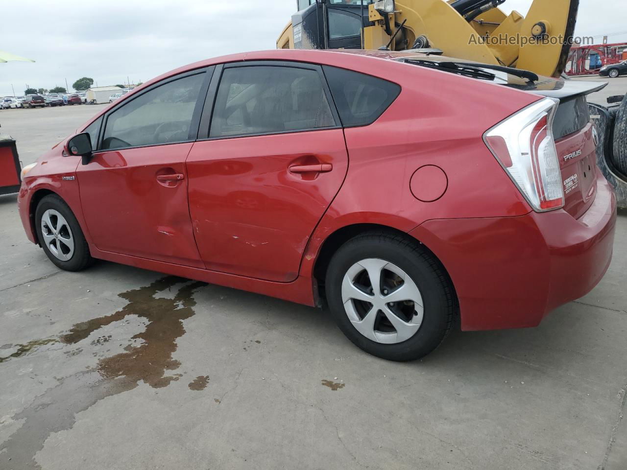 2013 Toyota Prius  Красный vin: JTDKN3DU2D0349255