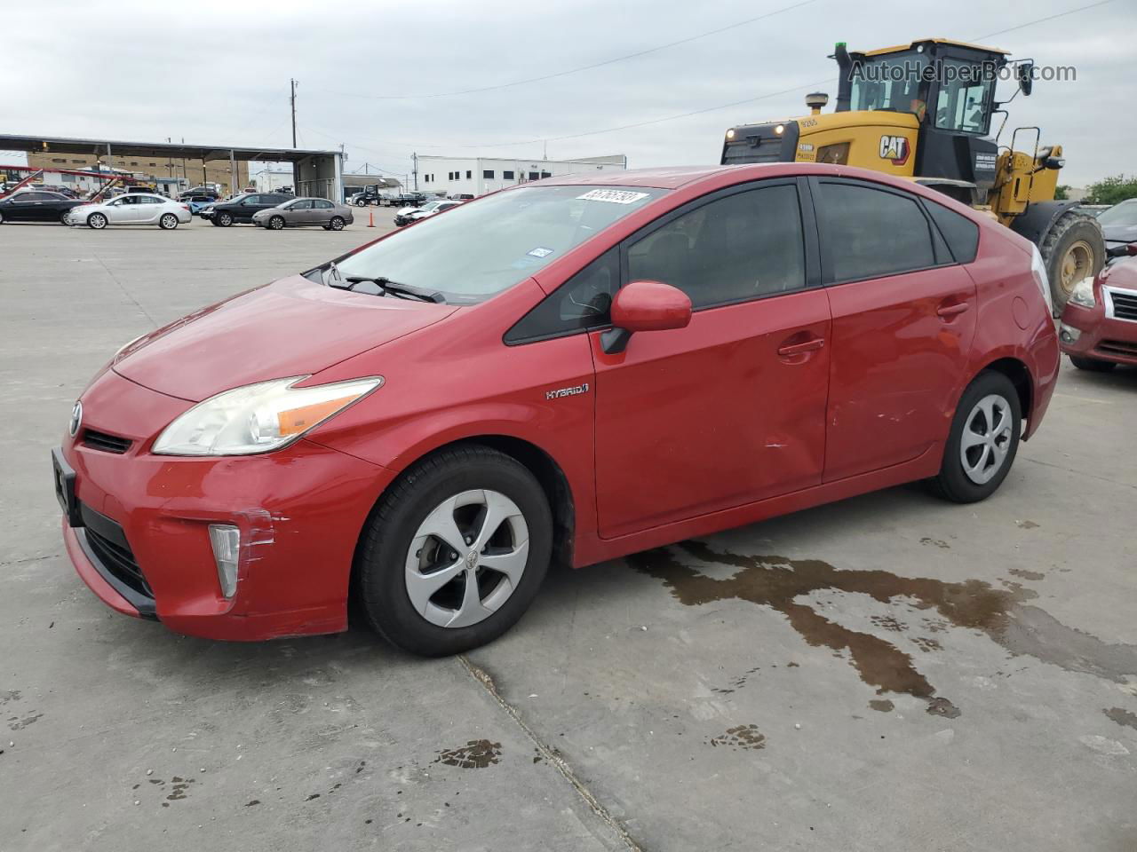 2013 Toyota Prius  Red vin: JTDKN3DU2D0349255