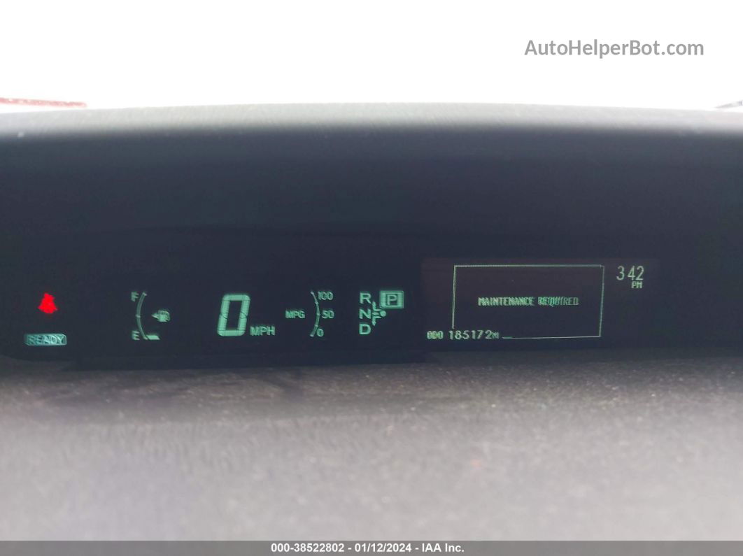 2013 Toyota Prius Two Белый vin: JTDKN3DU2D0353368