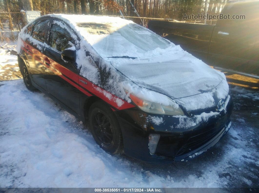 2013 Toyota Prius Two Black vin: JTDKN3DU2D1646536