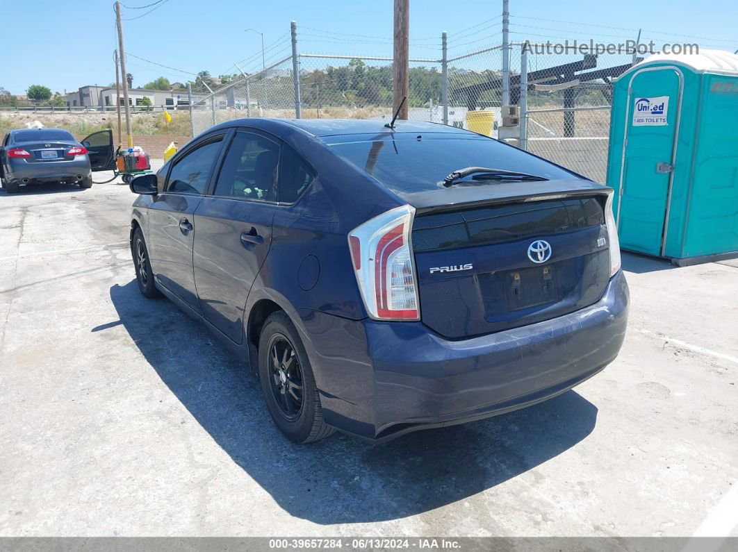 2013 Toyota Prius Two Blue vin: JTDKN3DU2D1658430