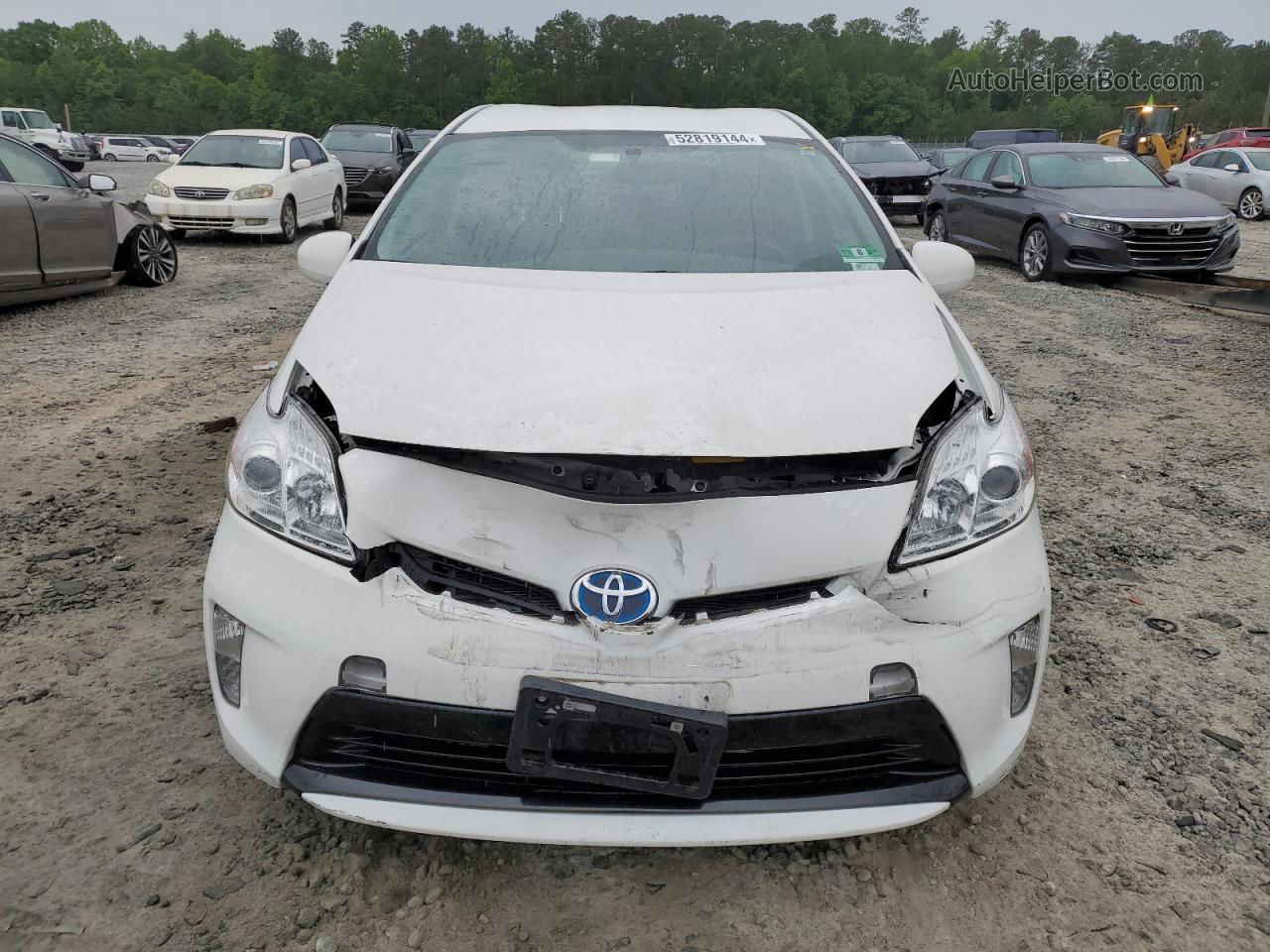 2013 Toyota Prius  Белый vin: JTDKN3DU2D1687815