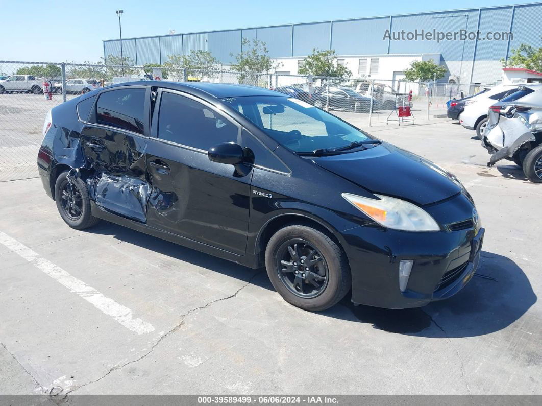 2013 Toyota Prius Two Black vin: JTDKN3DU2D5588789