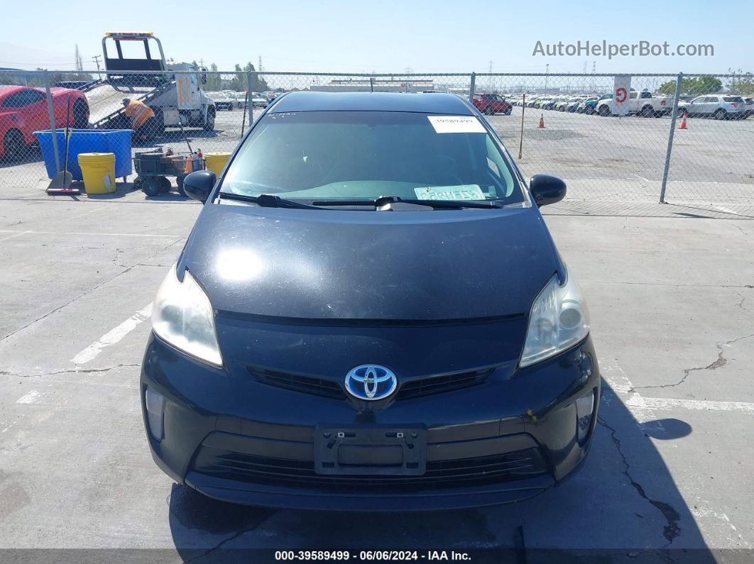 2013 Toyota Prius Two Черный vin: JTDKN3DU2D5588789