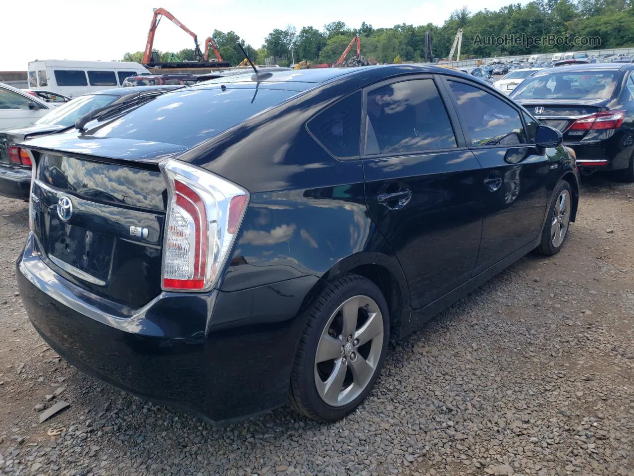 2013 Toyota Prius  Black vin: JTDKN3DU2D5603713