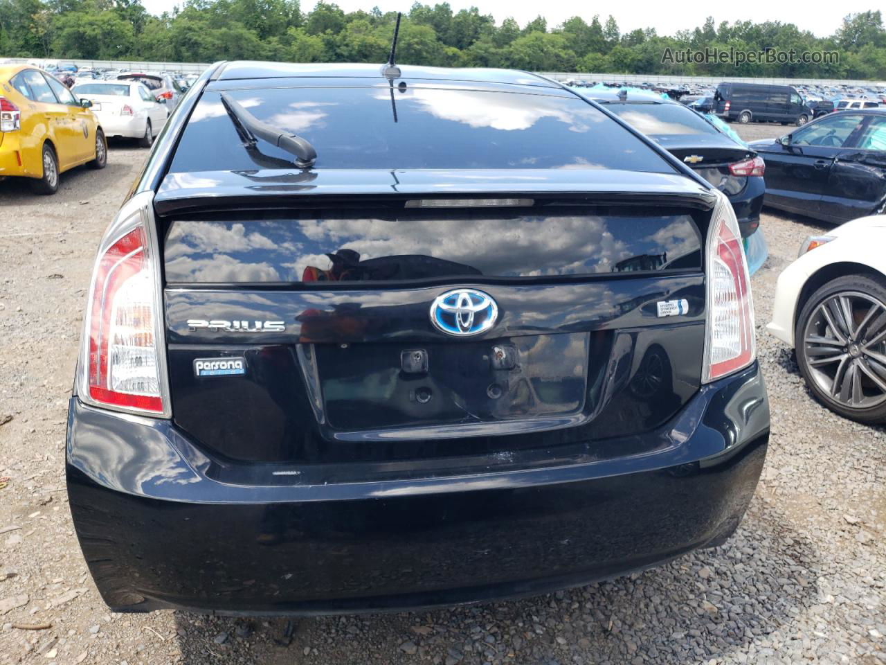 2013 Toyota Prius  Black vin: JTDKN3DU2D5603713