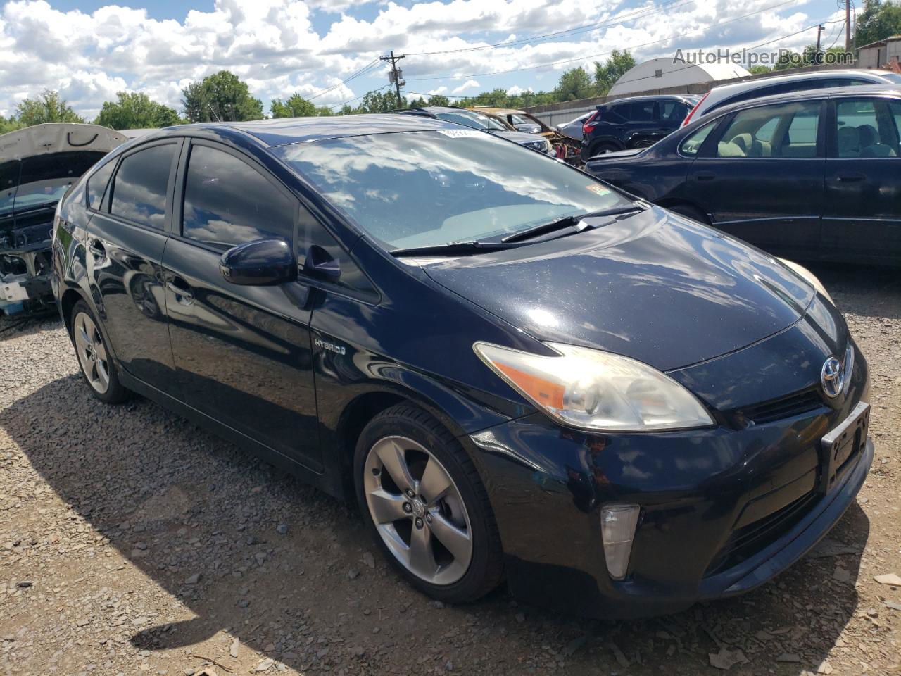 2013 Toyota Prius  Черный vin: JTDKN3DU2D5603713