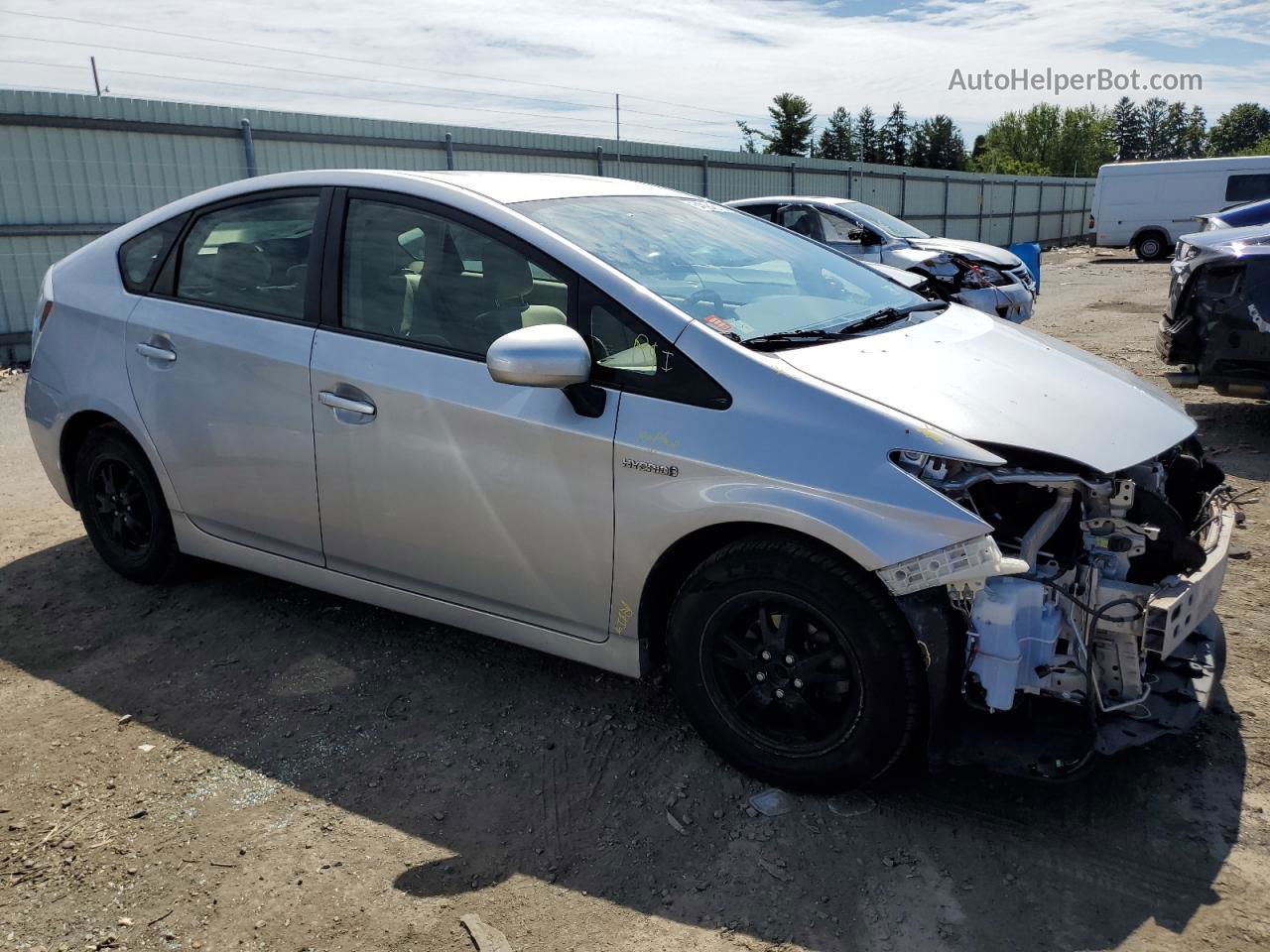 2013 Toyota Prius  Silver vin: JTDKN3DU2D5669288