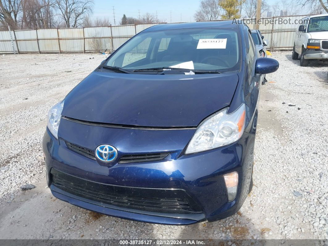 2014 Toyota Prius Three Blue vin: JTDKN3DU2E0362539