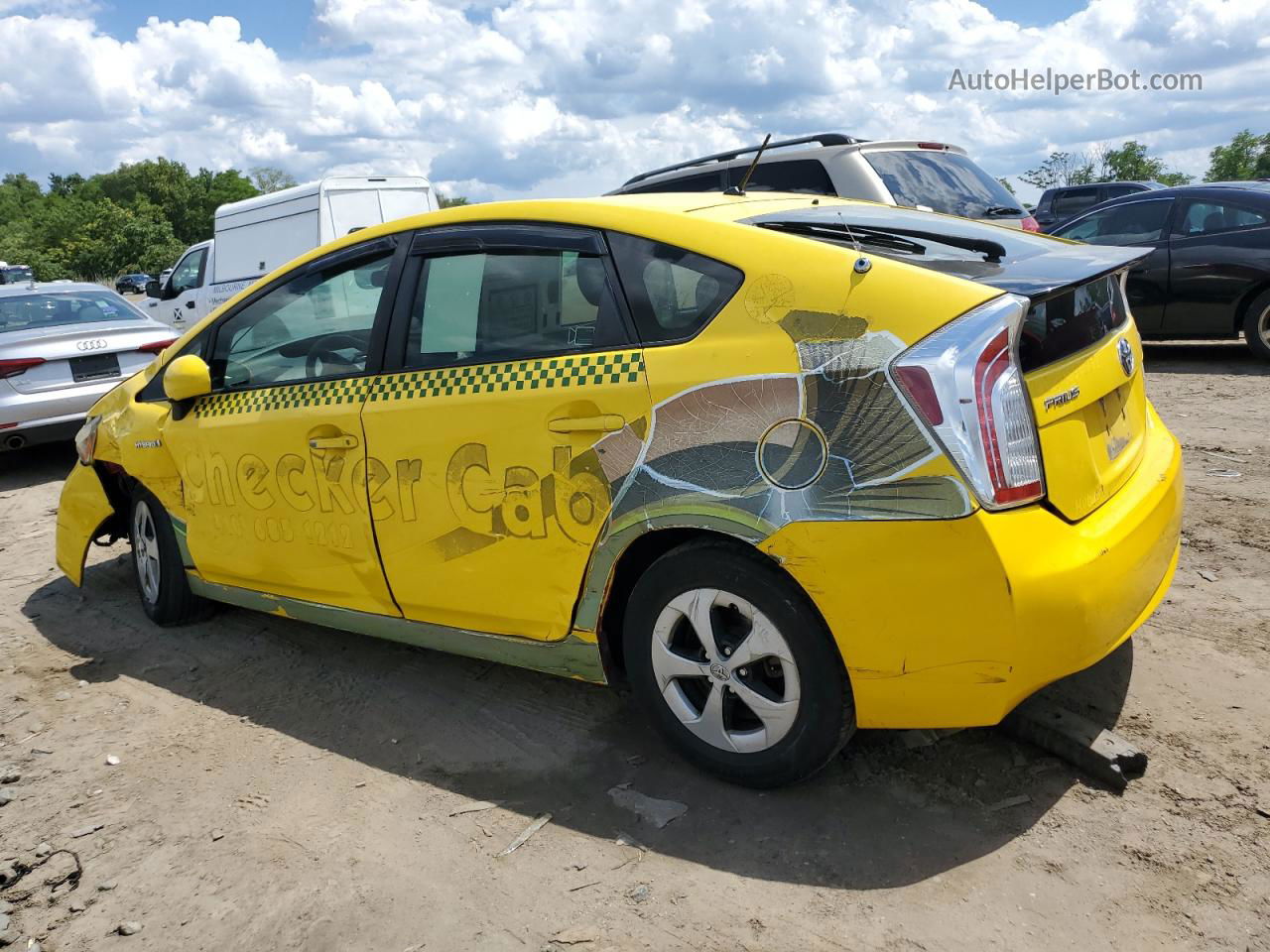 2014 Toyota Prius  Yellow vin: JTDKN3DU2E1780724