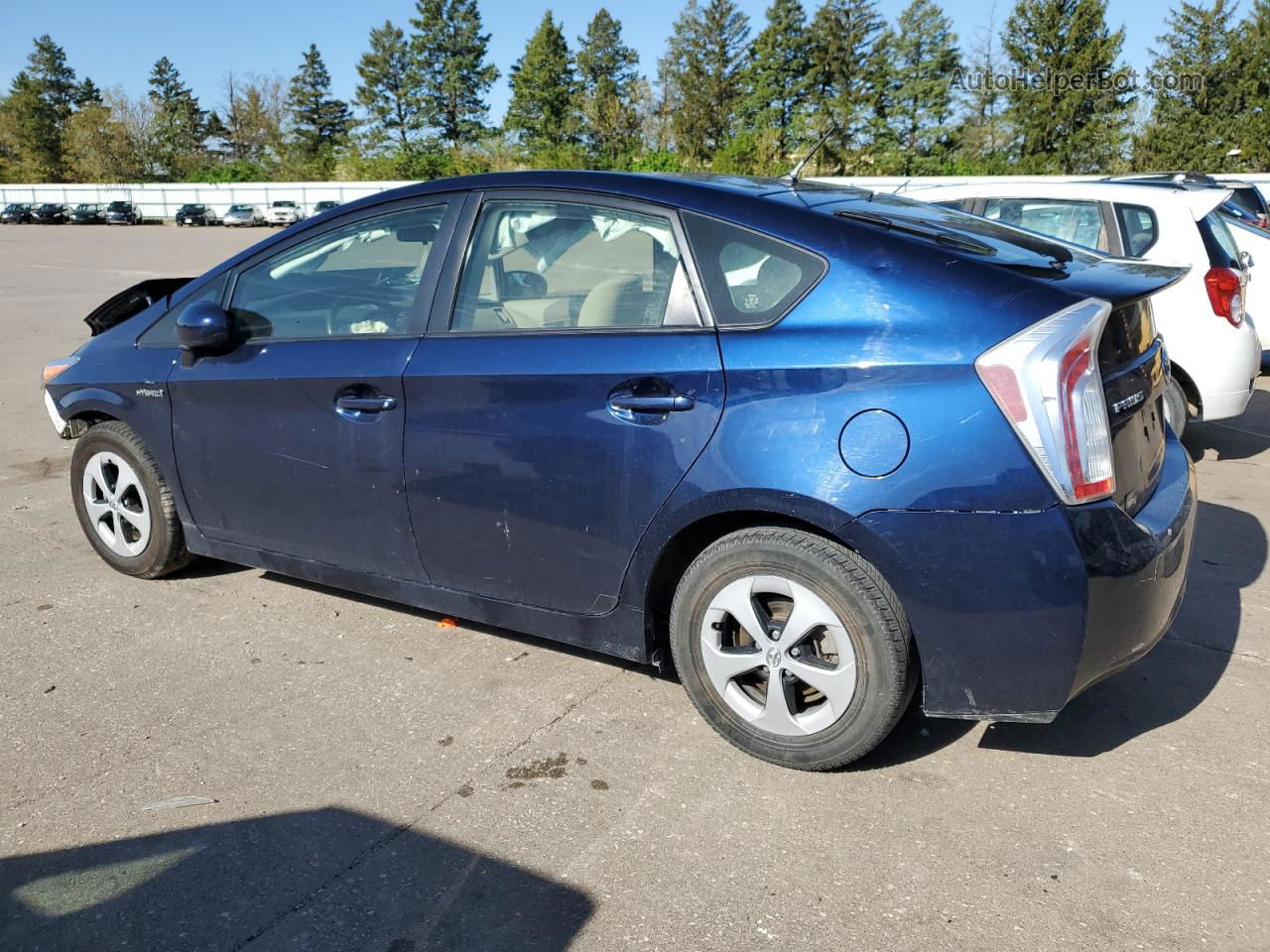 2014 Toyota Prius  Blue vin: JTDKN3DU2E1815553