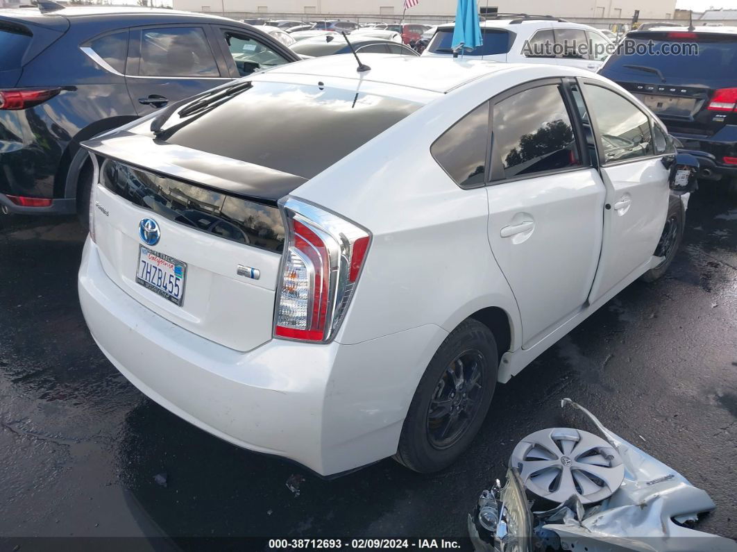 2015 Toyota Prius Two White vin: JTDKN3DU2F0397728