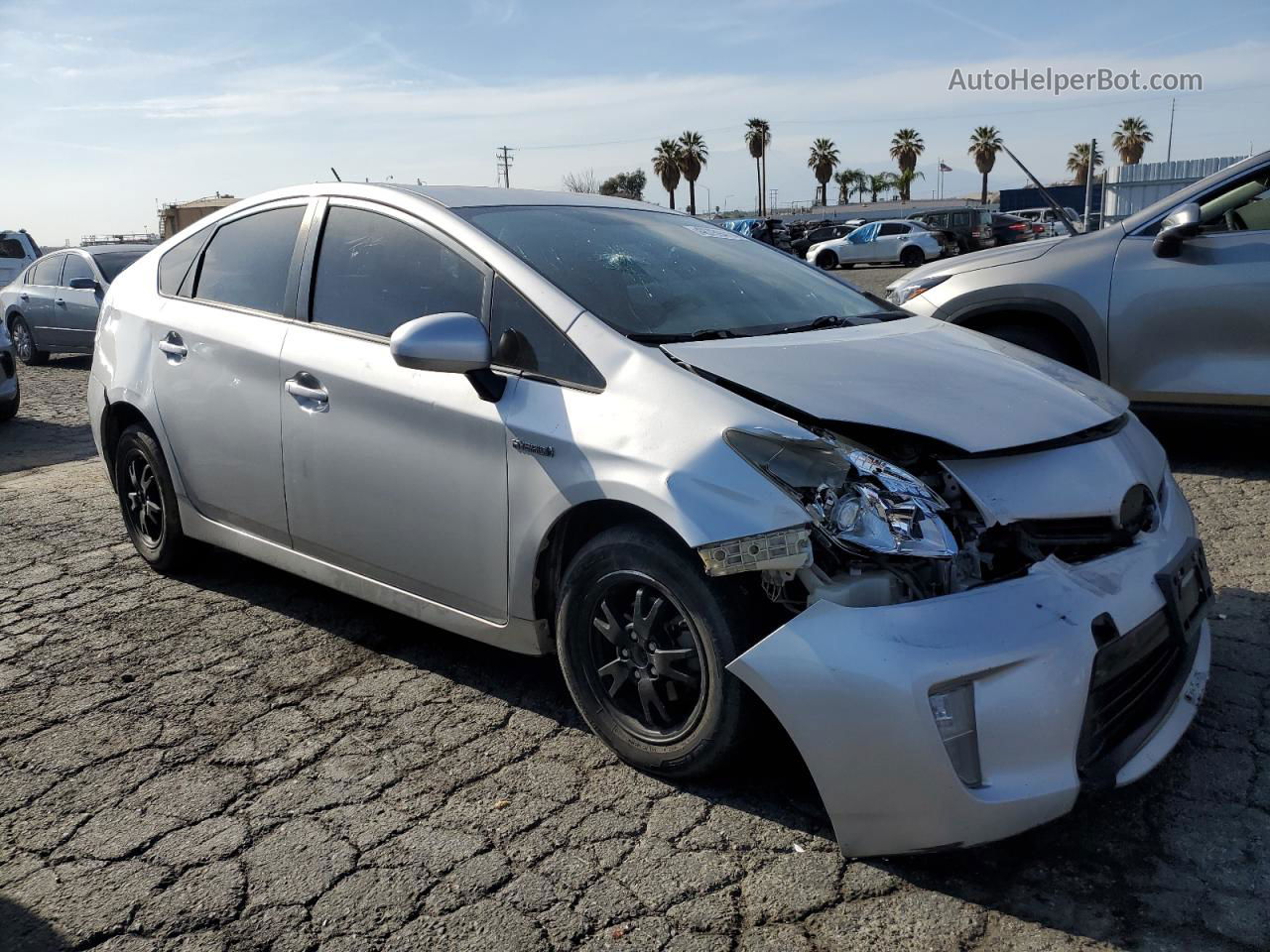 2015 Toyota Prius  Silver vin: JTDKN3DU2F1938335