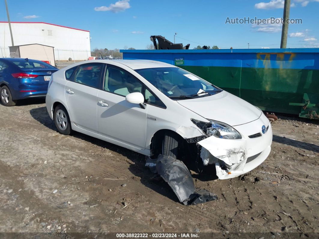 2011 Toyota Prius Two White vin: JTDKN3DU3B0315337