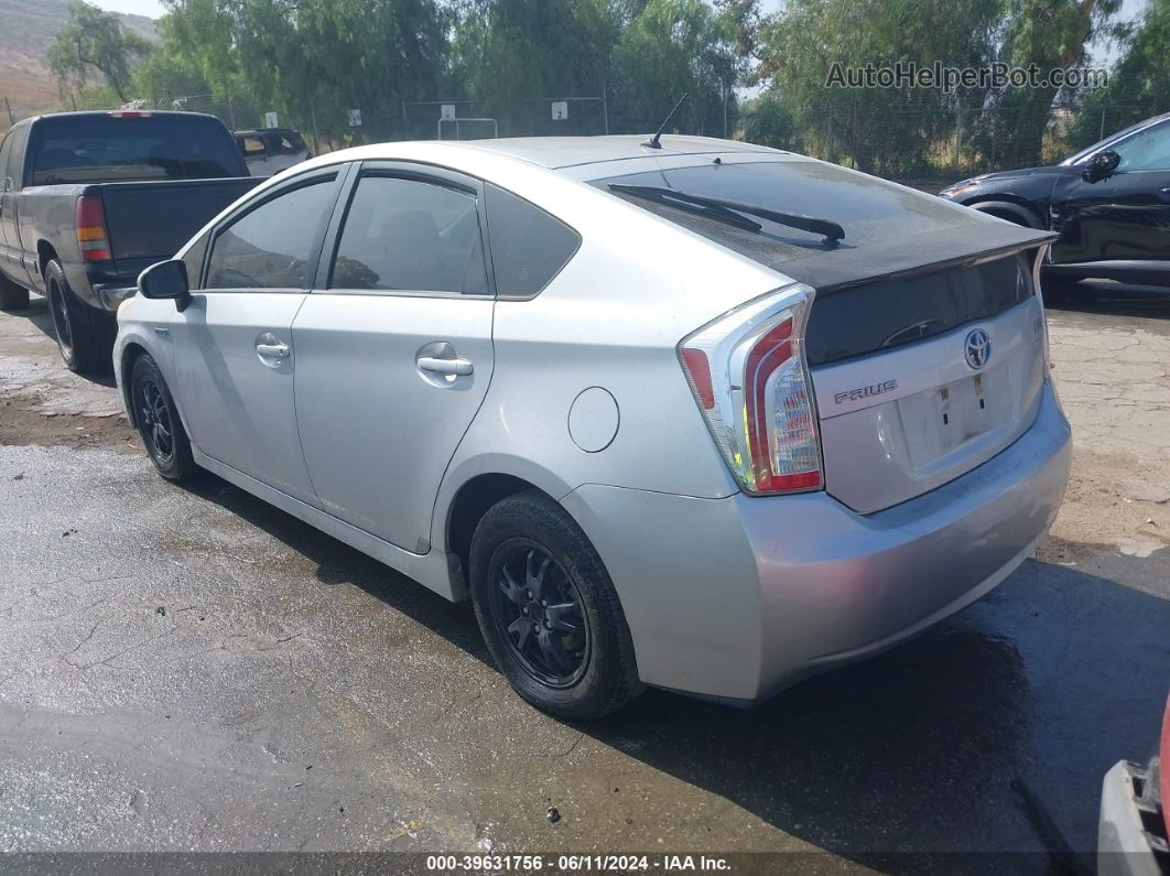 2012 Toyota Prius Two Silver vin: JTDKN3DU3C1490232