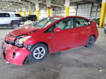 2012 Toyota Prius  Burgundy vin: JTDKN3DU3C1490912