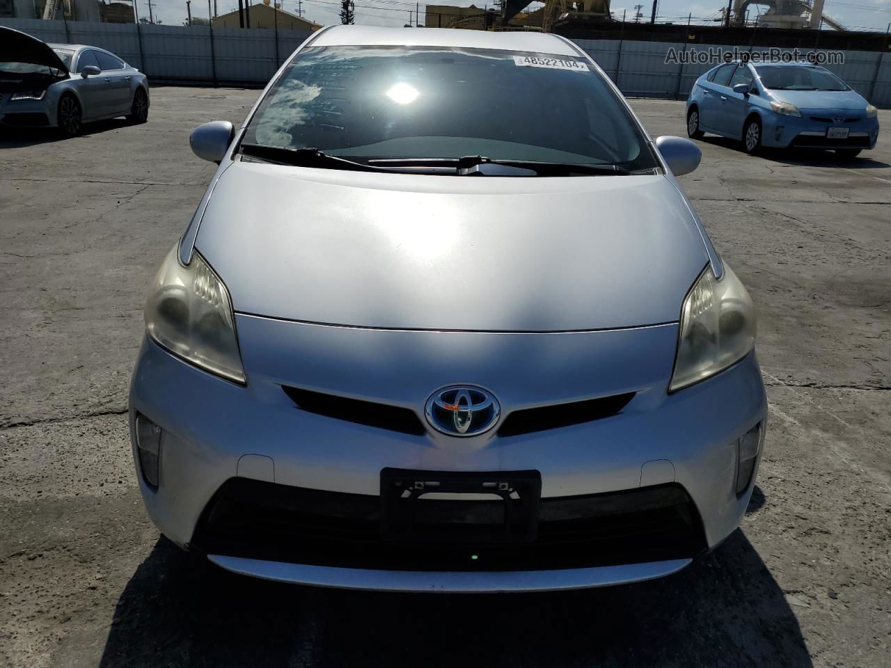 2012 Toyota Prius  Серебряный vin: JTDKN3DU3C1552731