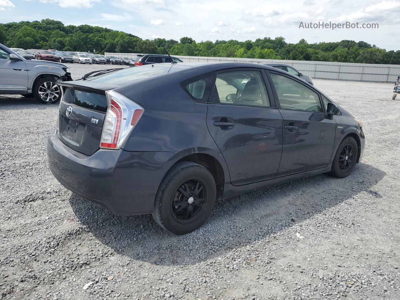 2012 Toyota Prius  Gray vin: JTDKN3DU3C1572641