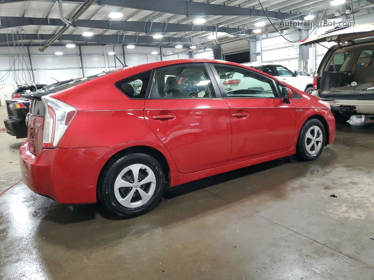 2012 Toyota Prius  Red vin: JTDKN3DU3C1593974