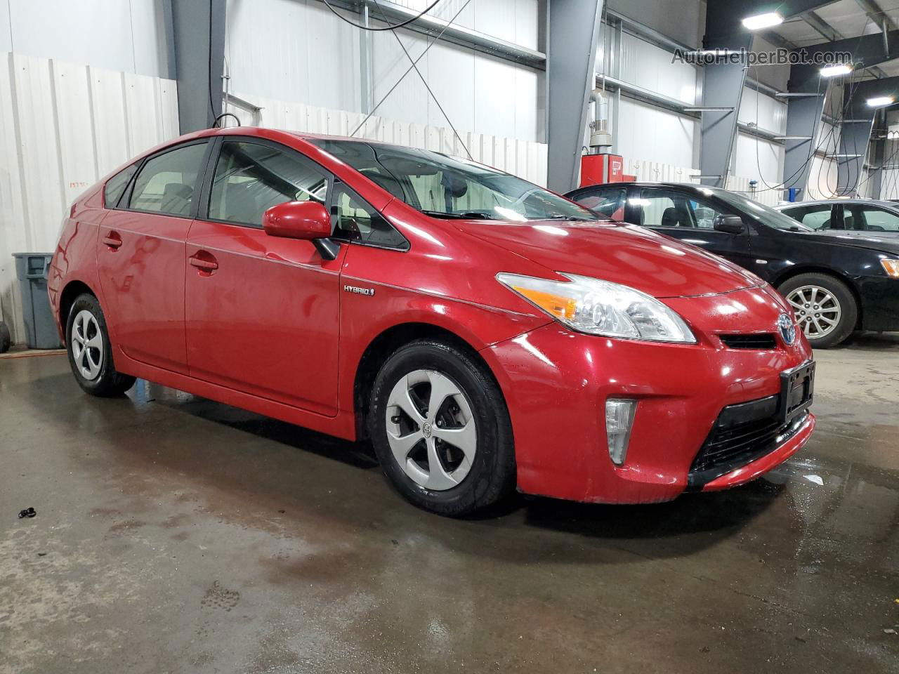 2012 Toyota Prius  Красный vin: JTDKN3DU3C1593974