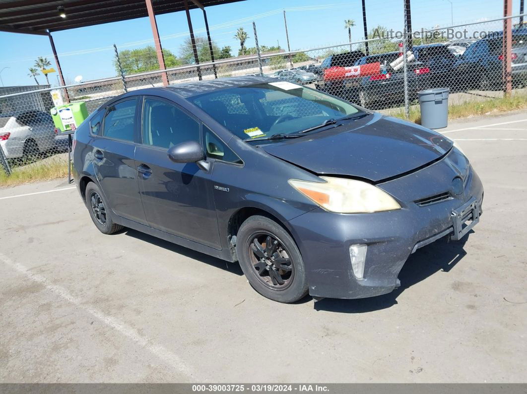 2012 Toyota Prius Two Dark Blue vin: JTDKN3DU3C5423669