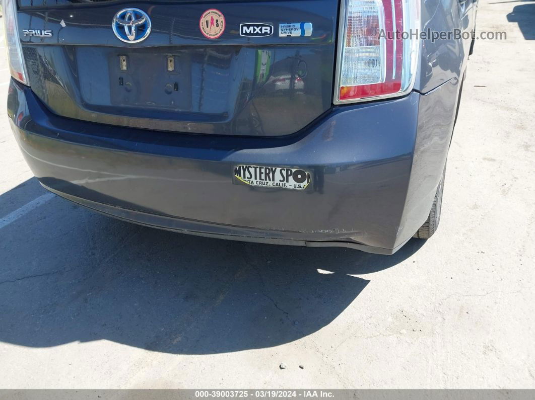 2012 Toyota Prius Two Dark Blue vin: JTDKN3DU3C5423669