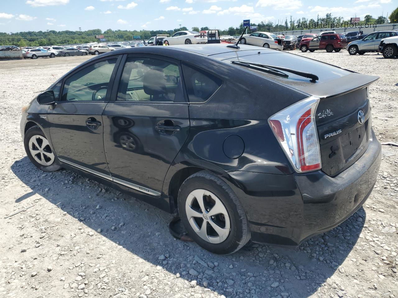 2012 Toyota Prius  Black vin: JTDKN3DU3C5455795