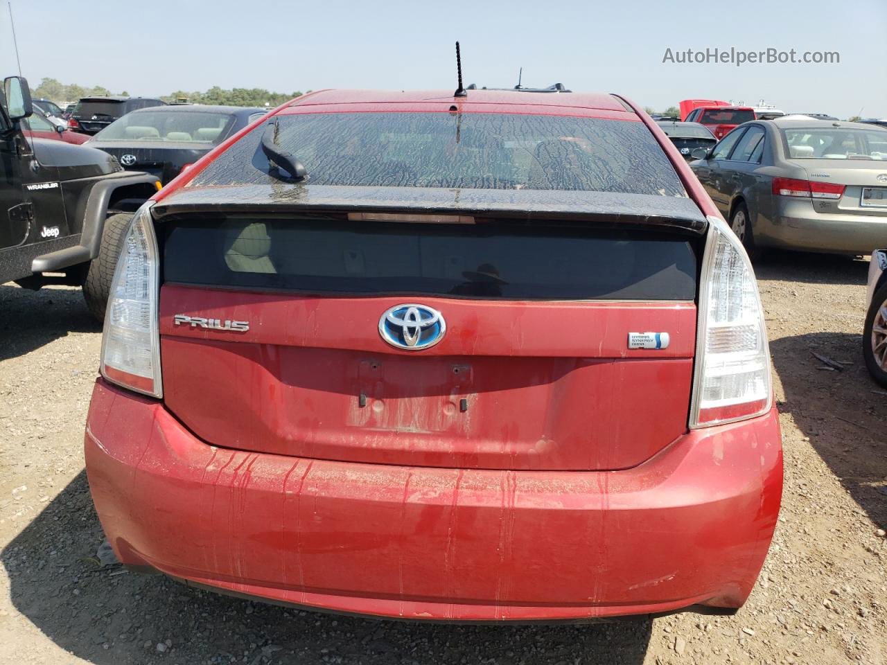 2012 Toyota Prius  Красный vin: JTDKN3DU3C5457949