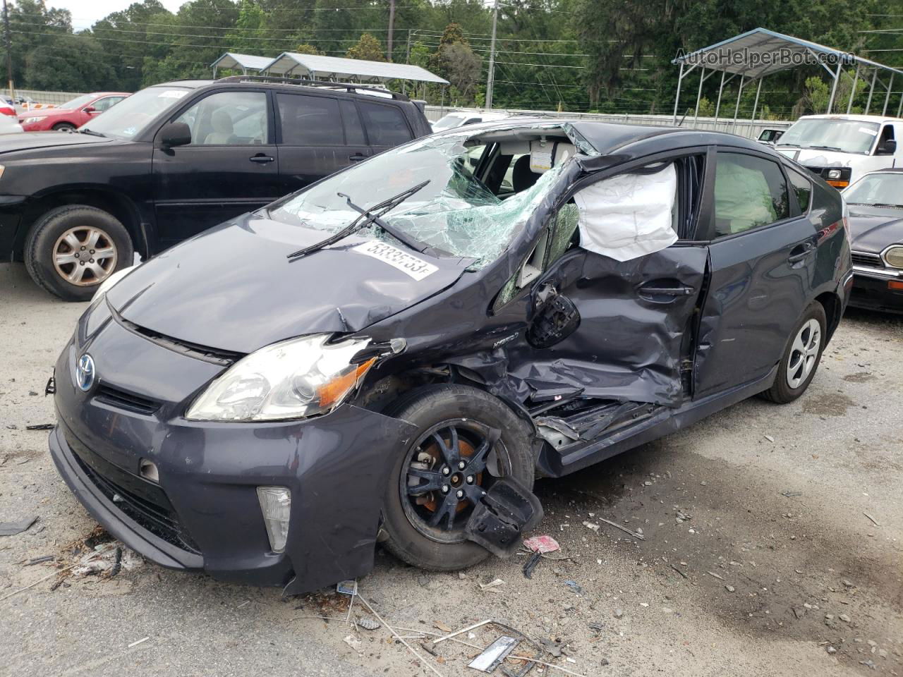 2012 Toyota Prius  Gray vin: JTDKN3DU3C5504056