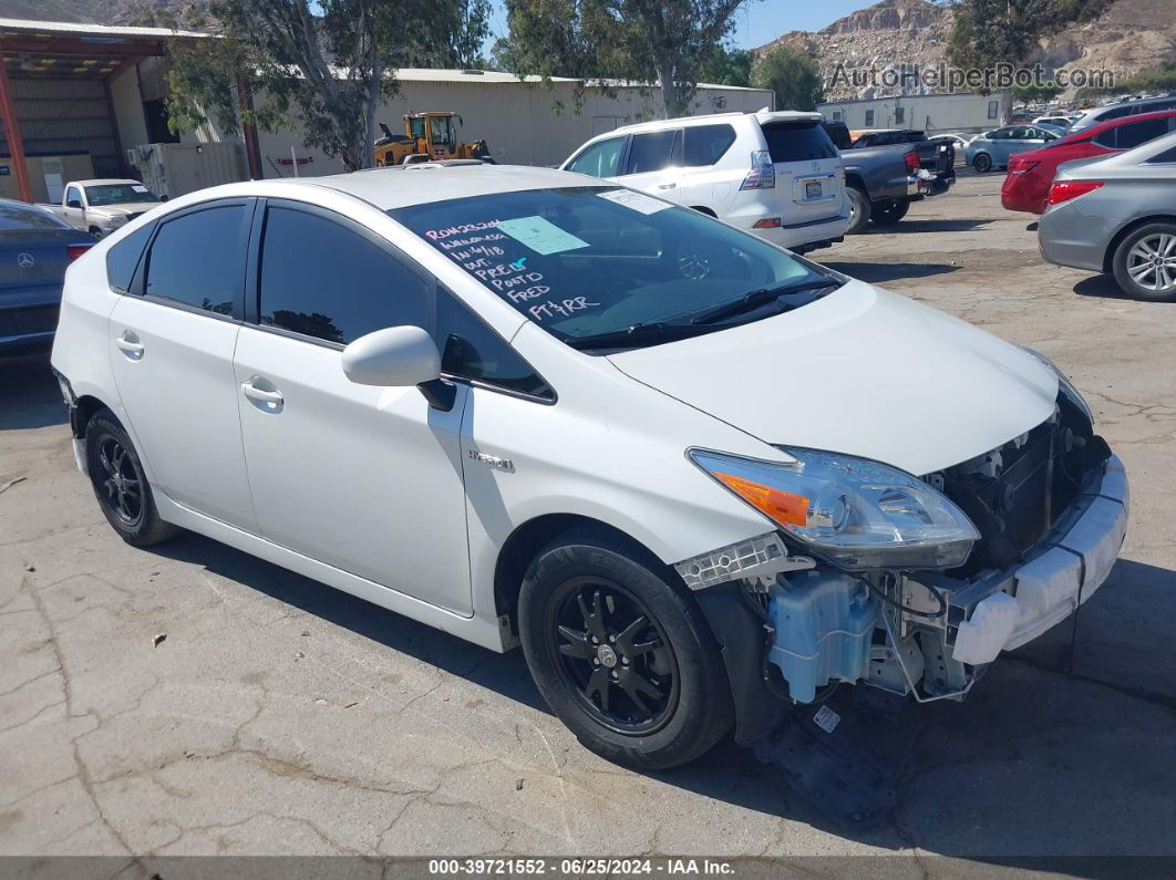 2012 Toyota Prius Two White vin: JTDKN3DU3C5530964