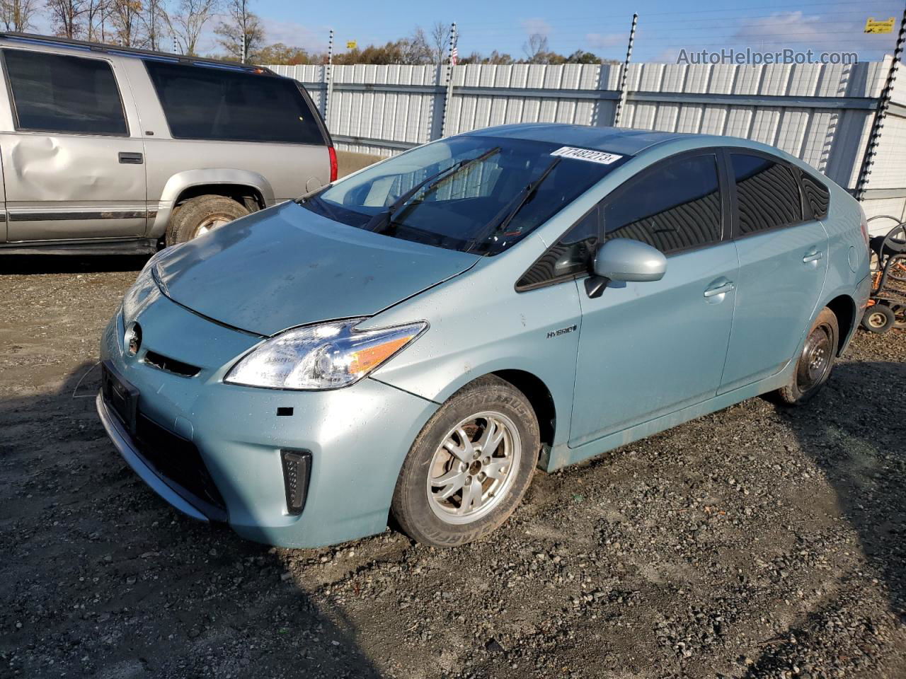 2013 Toyota Prius  Blue vin: JTDKN3DU3D1663426