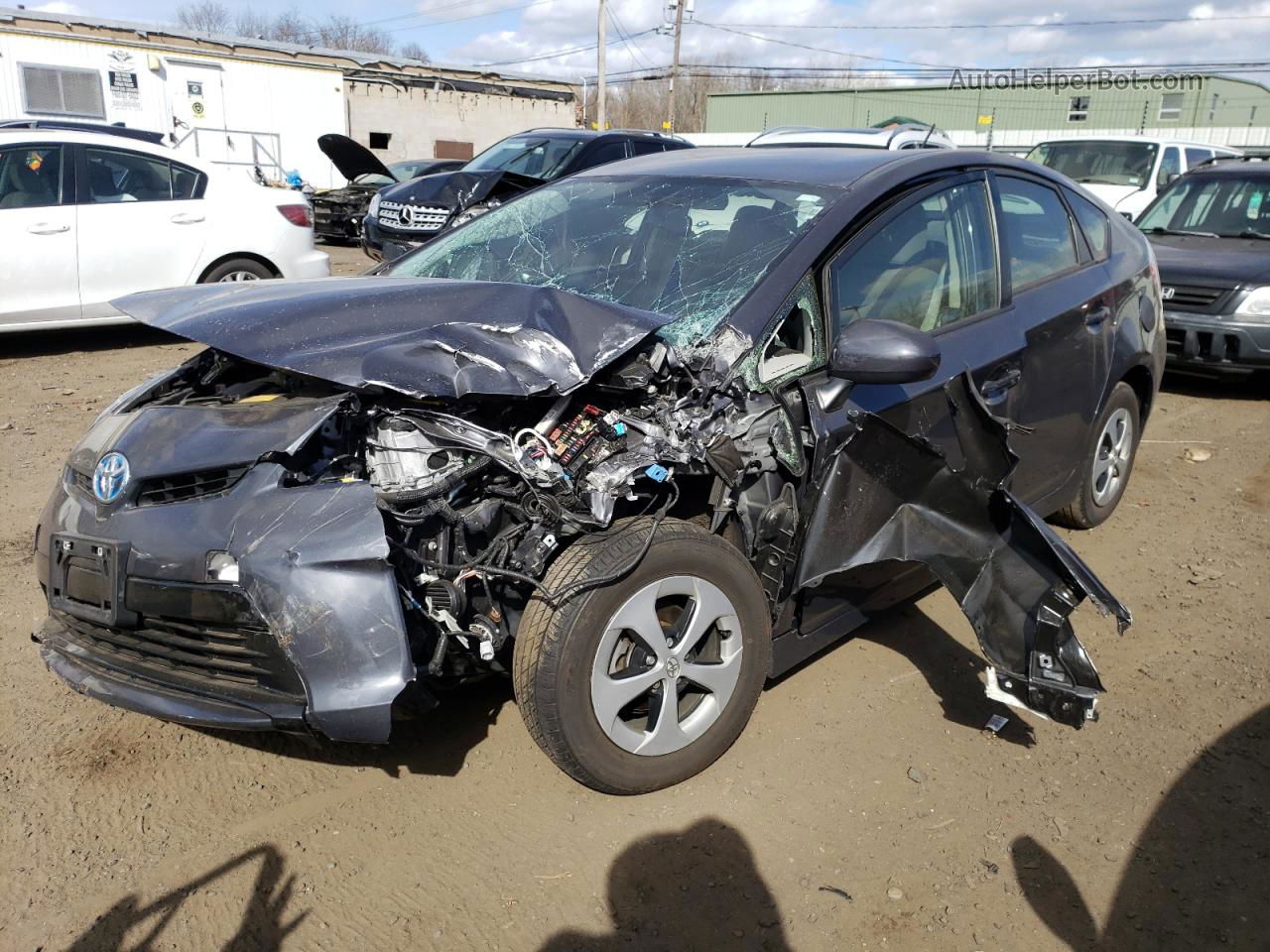 2013 Toyota Prius  Gray vin: JTDKN3DU3D1683188