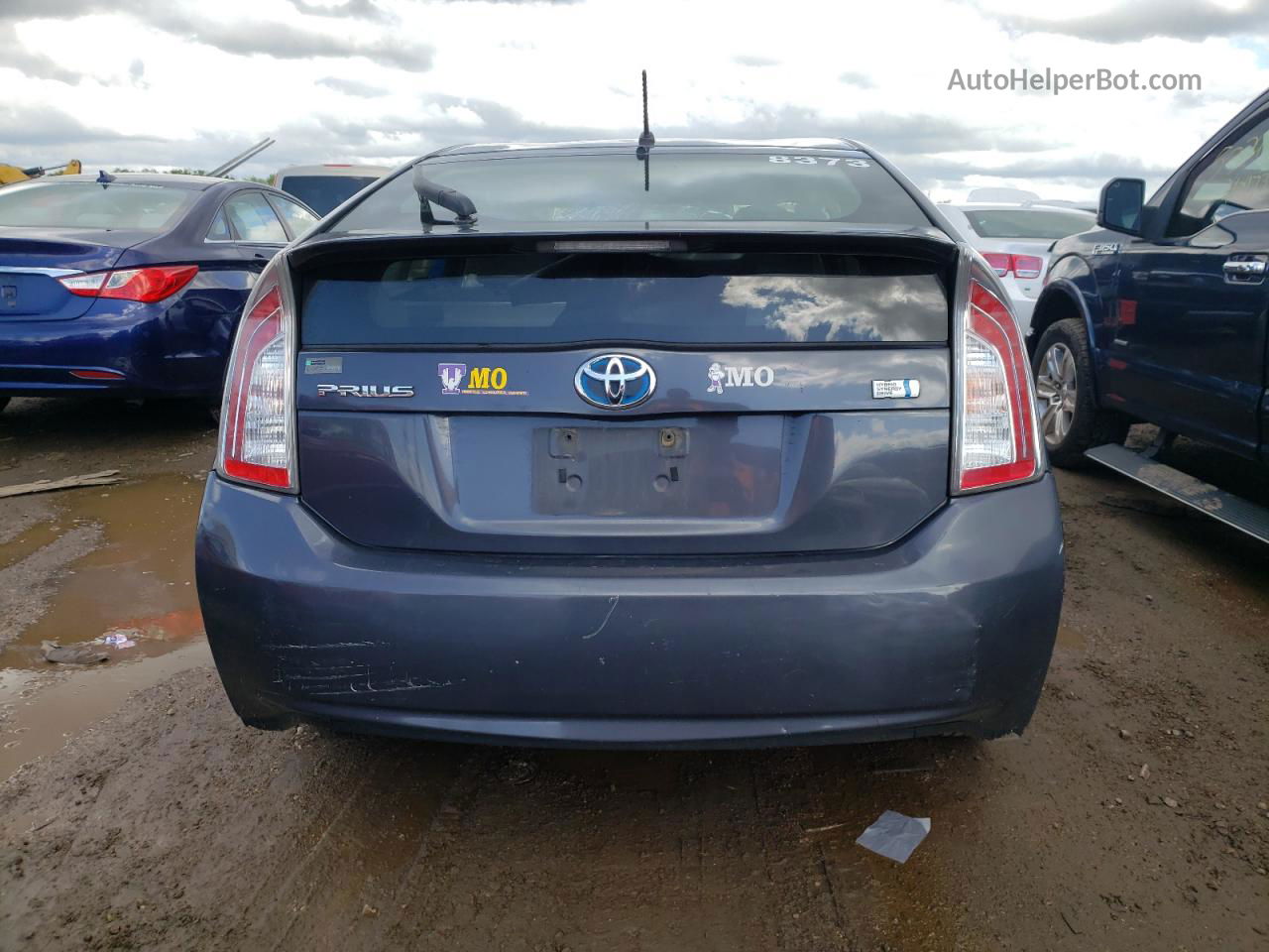 2013 Toyota Prius  Gray vin: JTDKN3DU3D1690688