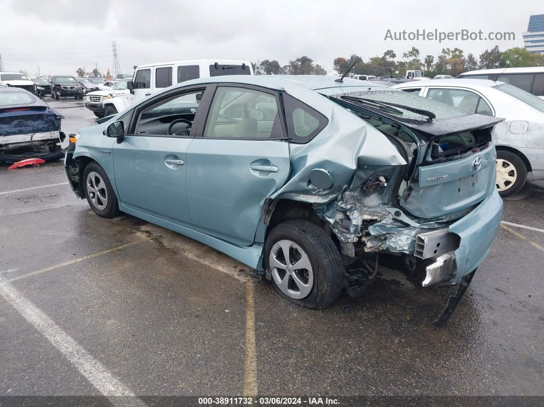 2013 Toyota Prius Two Зеленый vin: JTDKN3DU3D1714505